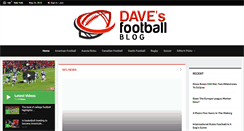 Desktop Screenshot of davesfootballblog.com